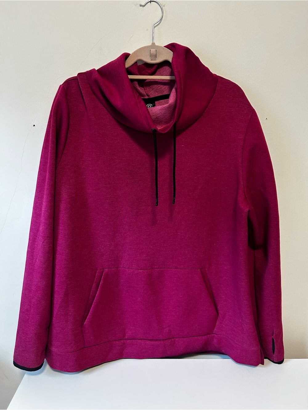 Champion Women's Funnel Neck Hoodie - Magenta